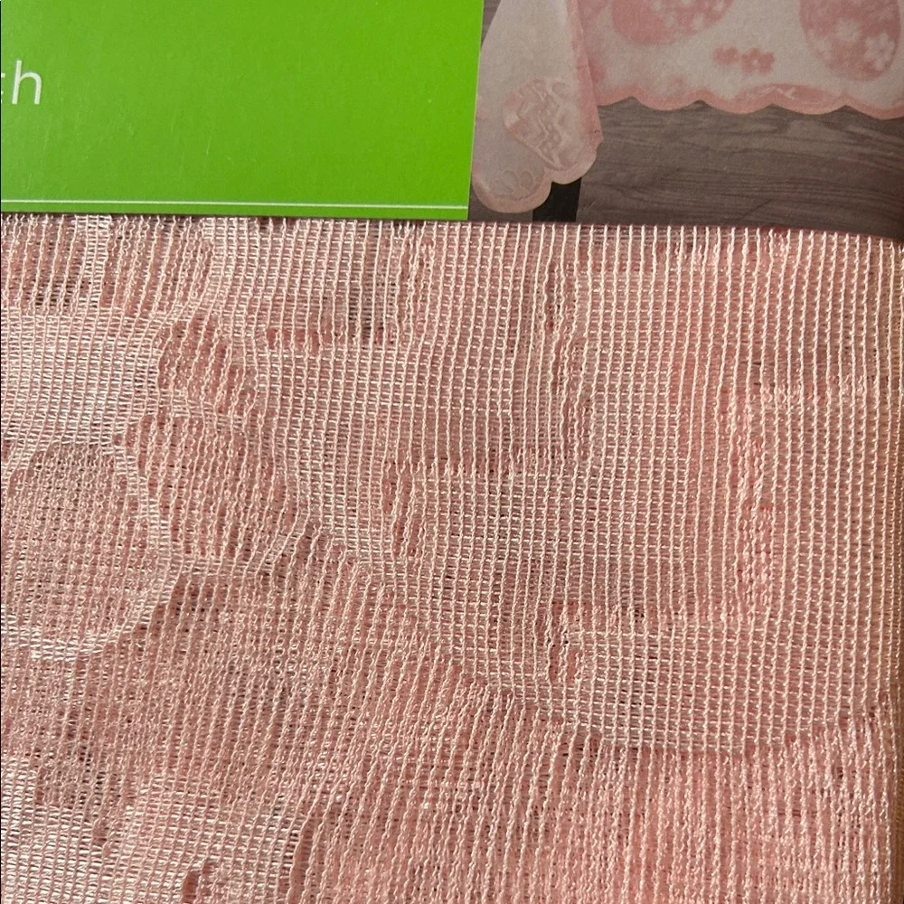Easter Lace Tablecloth - Pink